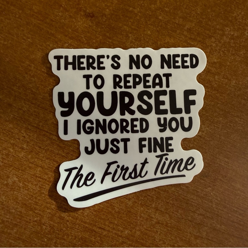 Black and White‎ Decorative Sticker